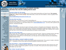 Tablet Screenshot of mickhart.com